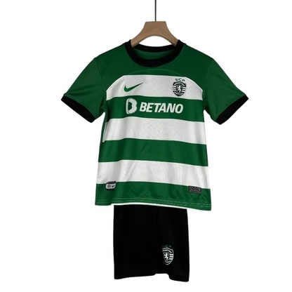 Sporting Lisbon Home Kids Kit 2023/2024 - Retro Shirt Stories