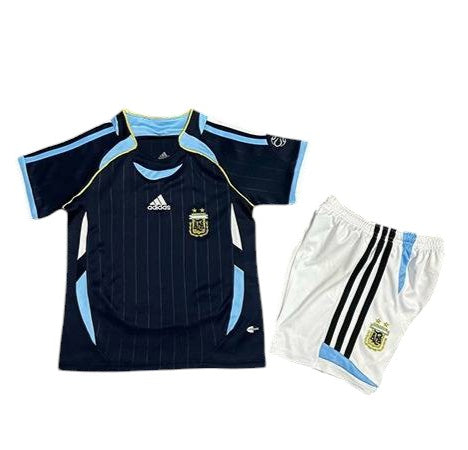 Retro Argentina Away Kids Kit 2006 - Retro Shirt Stories