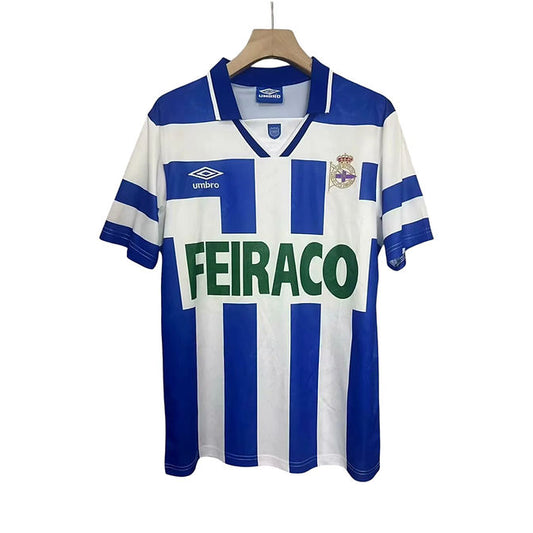 Retro Deportivo La Coruna Home Shirt 1994/1995 - Retro Shirt Stories