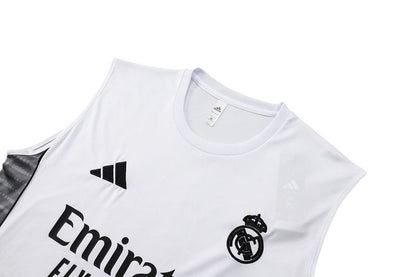 Real Madrid 2025/2026 Training Vest Kit White - Retro Shirt Stories
