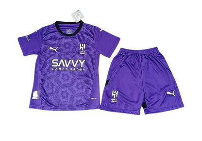 Al-Hilal 3rd Kids Kit 2024/2025 - Retro Shirt Stories