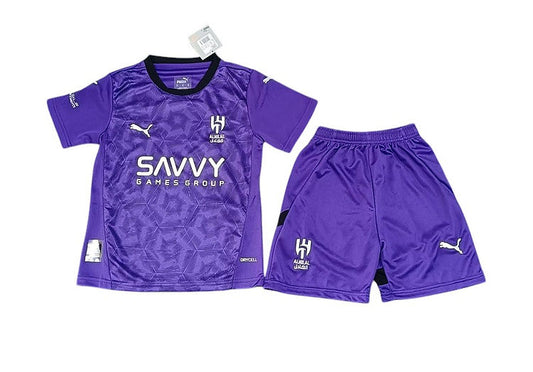 Al-Hilal 3rd Kids Kit 2024/2025 - Retro Shirt Stories