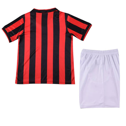Retro AC Milan home Kids Kit 1990/1991 - Retro Shirt Stories
