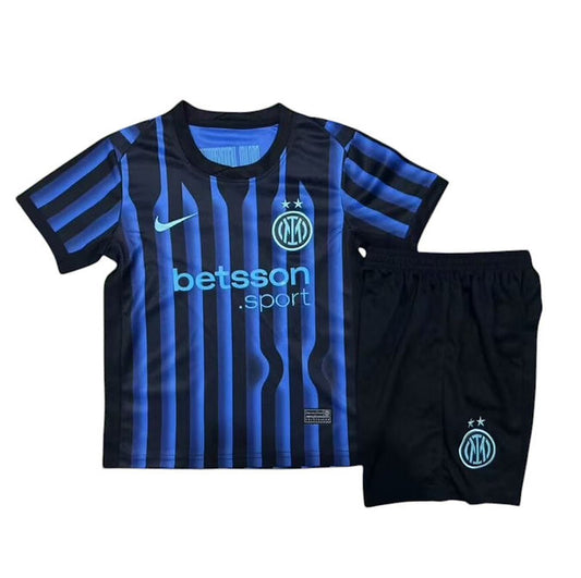 Inter Milan Home Kids Kit 2025/2026 - Retro Shirt Stories