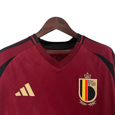 Belgium Home Shirt 2024 - Retro Shirt Stories