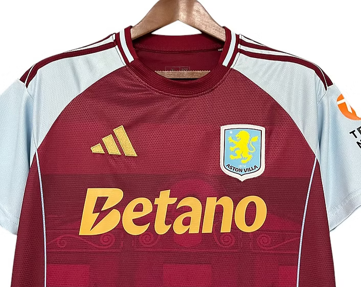 Aston Villa Home Shirt 2025/2026 - Time Warp Kits