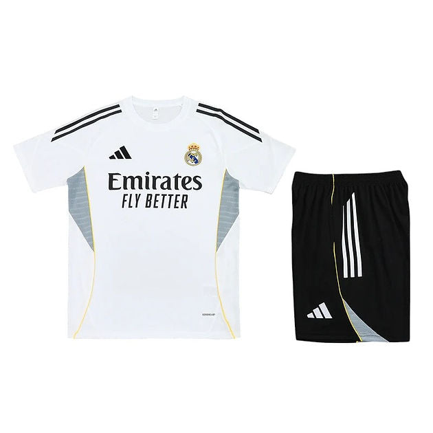 Real Madrid 2025/2026 Kids Training Kit White - Retro Shirt Stories