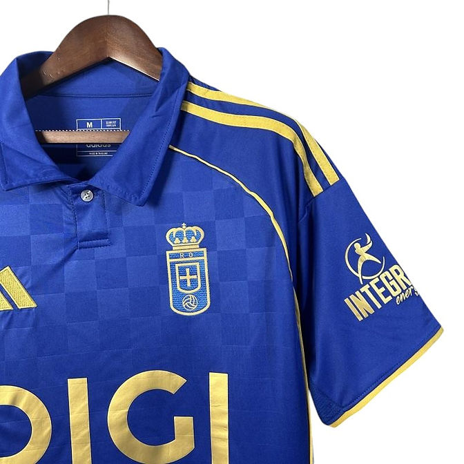 Real Oviedo Home Shirt 2025/2026 - Retro Shirt Stories