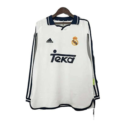 Retro Real Madrid Home LS Shirt 2000/2001 - Time Warp Kits
