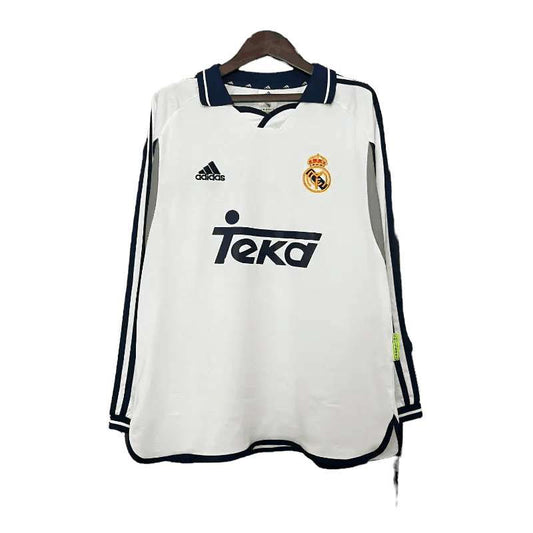 Retro Real Madrid Home LS Shirt 2000/2001 - Time Warp Kits