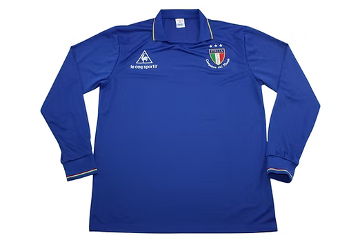 Retro Italy LS Home Shirt 1982 - Retro Shirt Stories