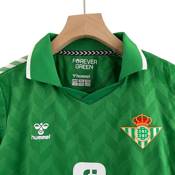 Real Betis Away Kids Kit 2023/2024 - Retro Shirt Stories