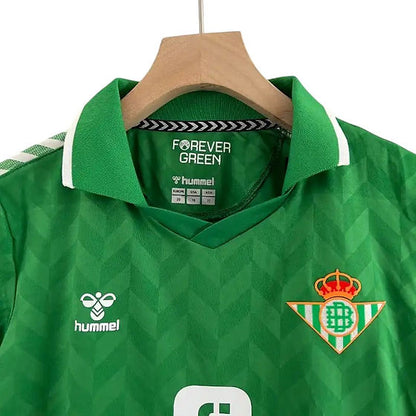 Real Betis Away Kids Kit 2023/2024 - Retro Shirt Stories