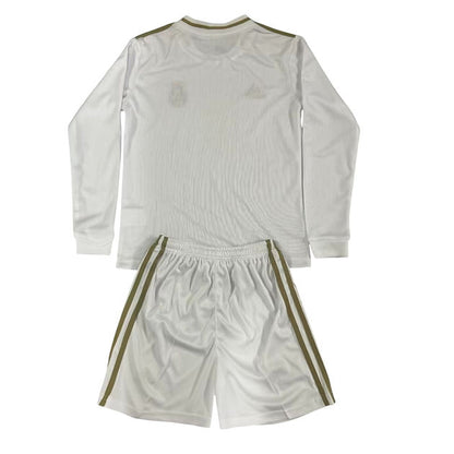 Real Madrid LS Home Kids Kit 2019/2020 - Retro Shirt Stories