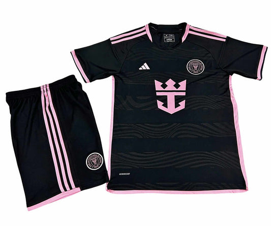 Inter Miami Away Kids Kit 2024/2025 - Retro Shirt Stories