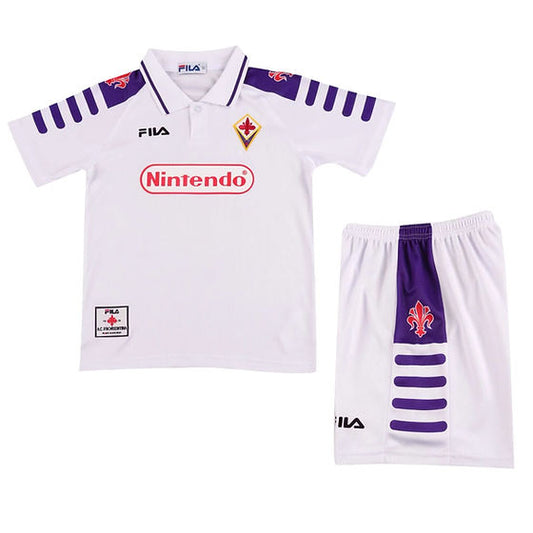 Fiorentina Away Kids Football Kit – 1998/1999 Retro - Retro Shirt Stories