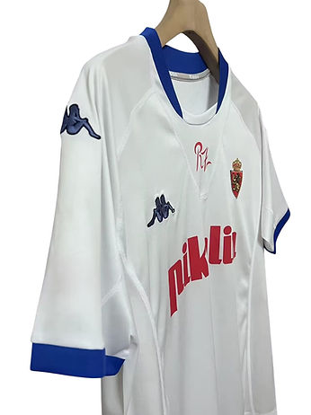 Retro Real Zaragoza Home Shirt 2001/2002 - Retro Shirt Stories