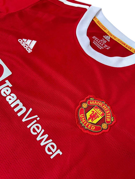 Manchester United LS Home Kids Kit 2021/2022 - Retro Shirt Stories