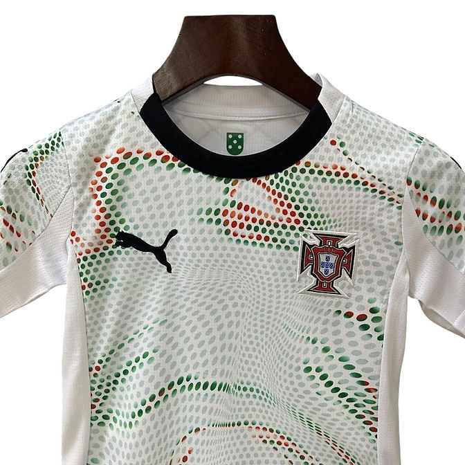 Portugal Away Kids Kit 2025 - Retro Shirt Stories