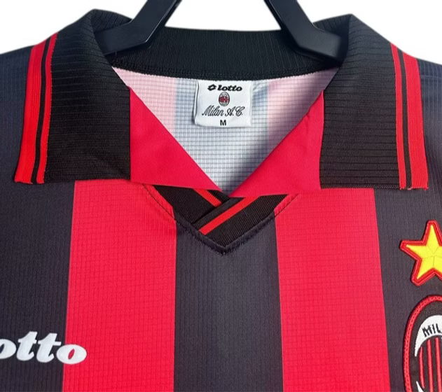 Retro AC Milan Home Shirt 1997/1998 - Retro Shirt Stories