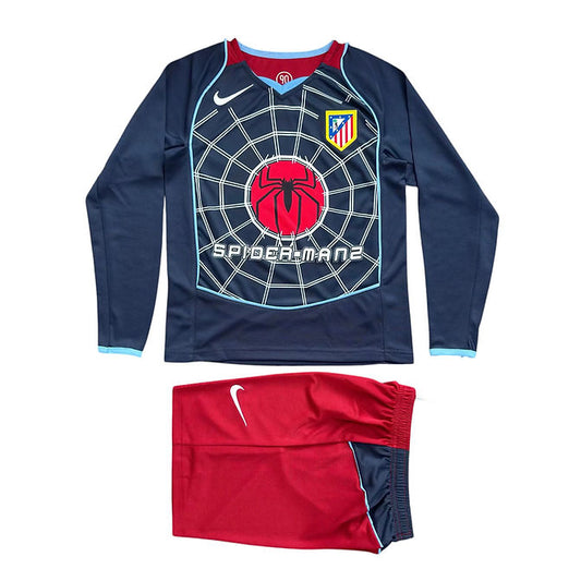 Retro Atlético Madrid LS Away Kids Kit 2004/2005 - Retro Shirt Stories