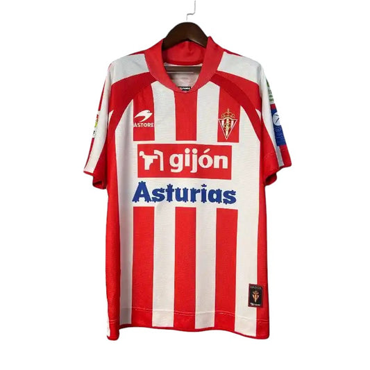 Retro Sporting Gijón Home Shirt 2008/2009 - Retro Shirt Stories