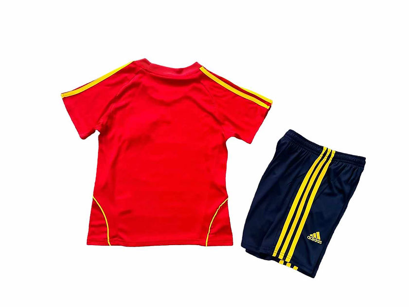 Retro Spain Home Kids Kit 2008 - Retro Shirt Stories