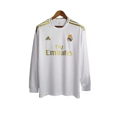 Retro Real Madrid LS Home Shirt 2019/2020 - Retro Shirt Stories