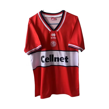 Retro Middlesbrough Home Shirt 1997/1998 - Retro Shirt Stories