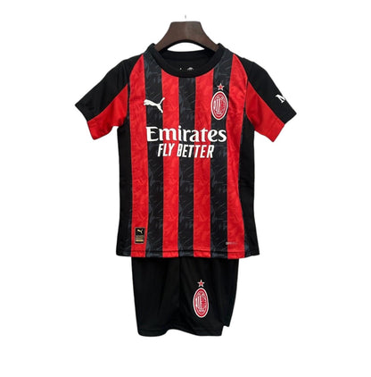 AC Milan Home Kids Kit 2025/2026 - Retro Shirt Stories
