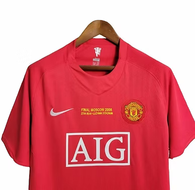 Retro Manchester United Home Shirt CL Final Edition 2007/2008 - Retro Shirt Stories