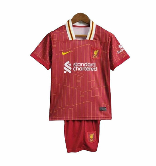 Liverpool Home Kids Kit 2024/2025 - Retro Shirt Stories