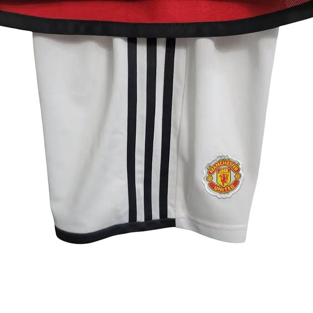 Manchester United LS Home Kids Kit 2023/2024 - Retro Shirt Stories