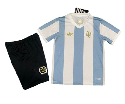 Argentina Home Kids Kit 2025 - Retro Shirt Stories