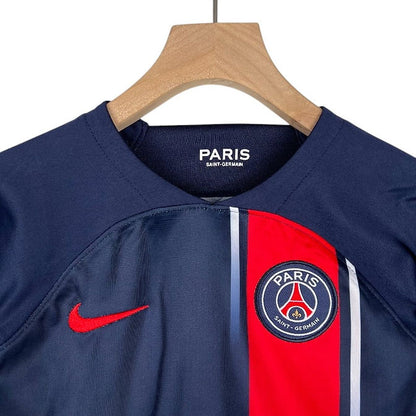 PSG Home Kids Kit 2023/2024 - Retro Shirt Stories