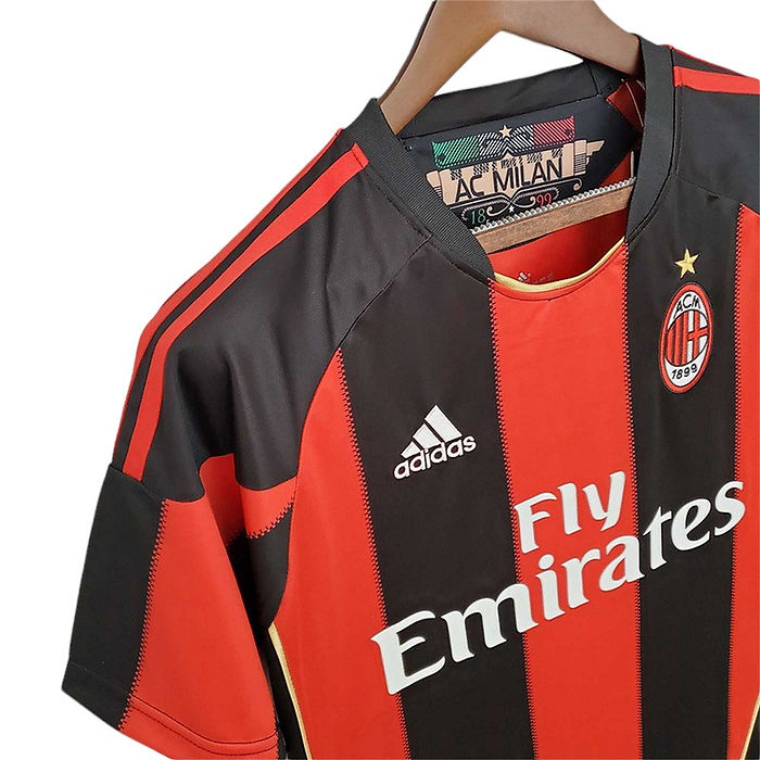 Retro AC Milan Home Shirt 2010/2011 - Retro Shirt Stories