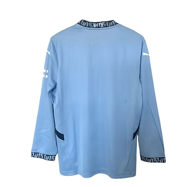 Manchester City LS Home Shirt 2024/2025 - Retro Shirt Stories