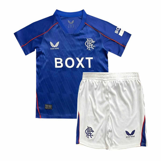 Rangers Home Kids Kit 2024/2025 - Retro Shirt Stories