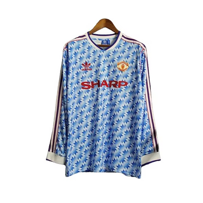 Retro Manchester United LS Away Shirt 1990/1992 - Retro Shirt Stories