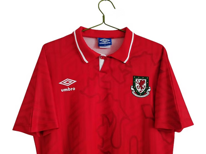 Retro Wales Home Shirt 1992 - Retro Shirt Stories