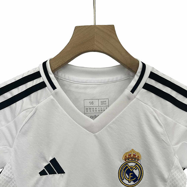 Real Madrid Home Kids Kit 2024/2025 - Retro Shirt Stories