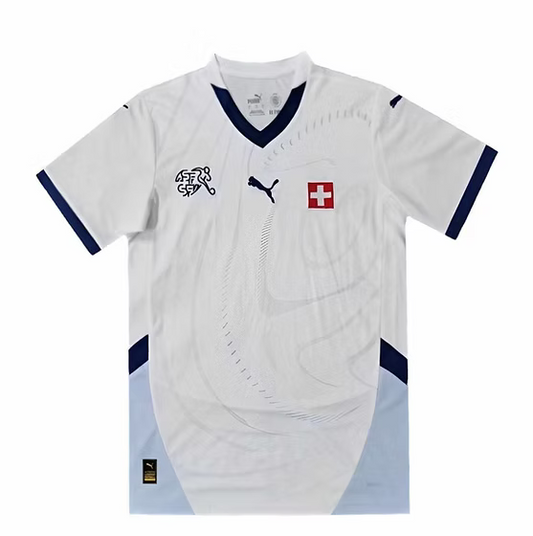 Switzerland Away Shirt 2024 - Retro Shirt Stories