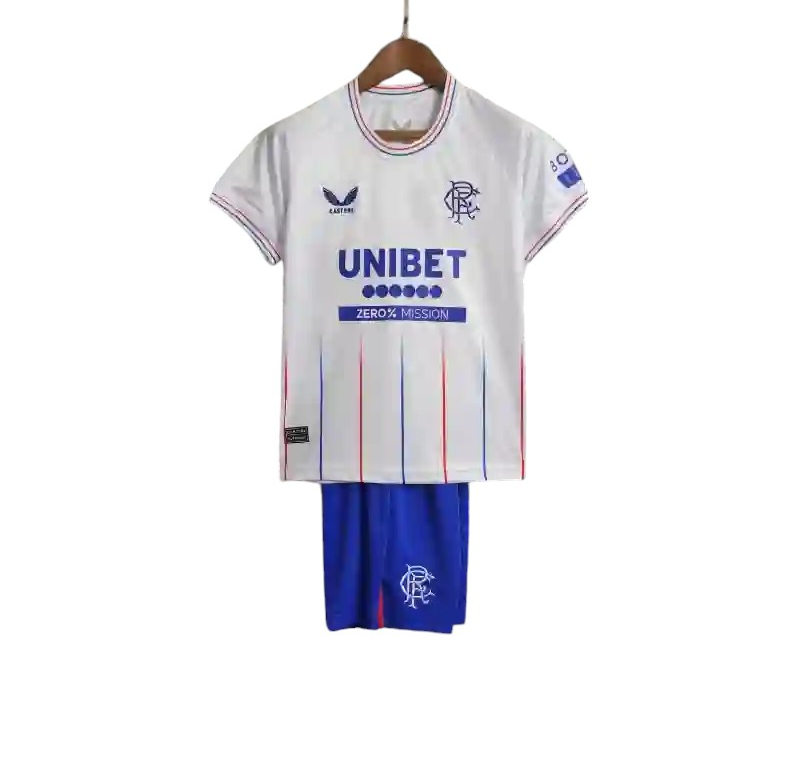 Rangers Away Kids Kit 2023/2024 - Retro Shirt Stories