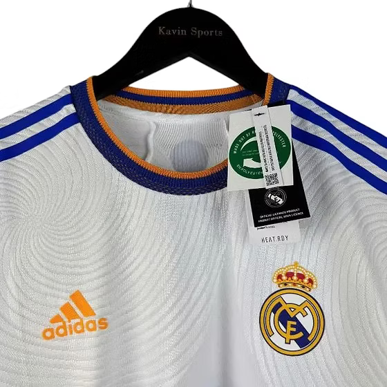 Real Madrid LS Home Shirt 2021/2022 - Retro Shirt Stories