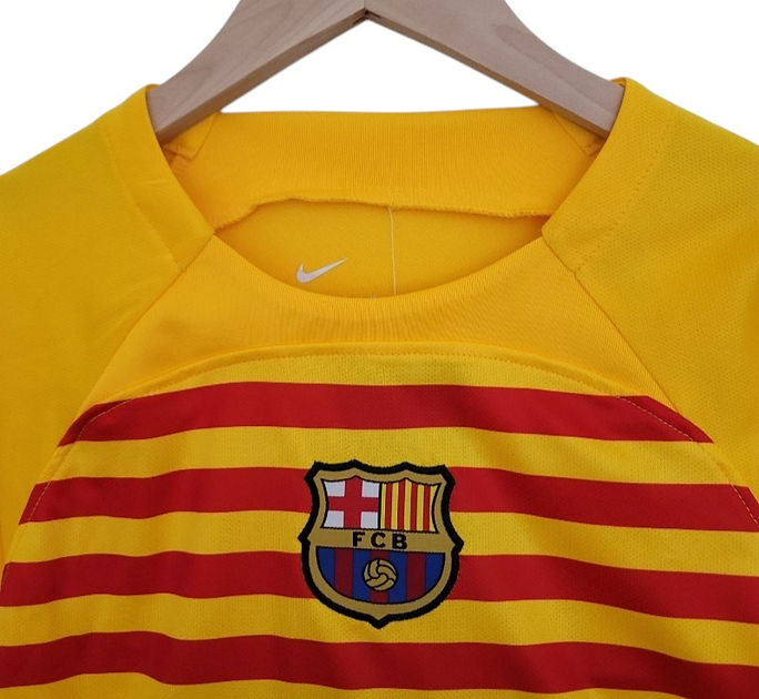 Barcelona 4th Kids Kit 2022/2023 - Retro Shirt Stories