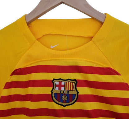 Barcelona 4th Kids Kit 2022/2023 - Retro Shirt Stories