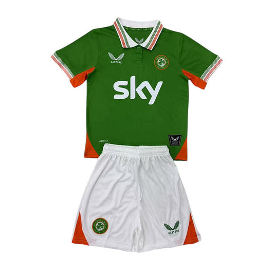 Republic of Ireland Home Kids Kit 2025 - Retro Shirt Stories