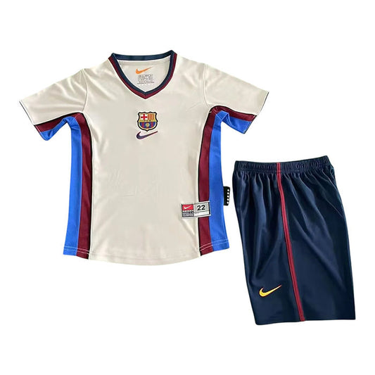 Retro Barcelona Away Kids Kit 1998/1999 - Retro Shirt Stories