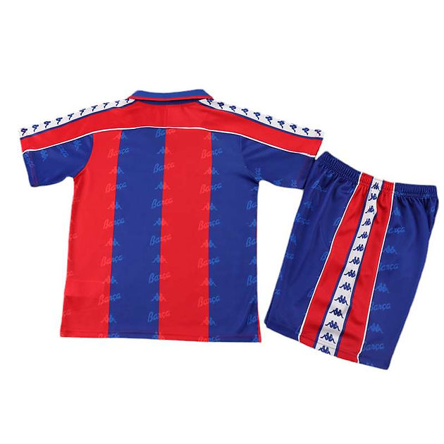 Retro Barcelona Home Kids Kit 1992/1995 - Retro Shirt Stories