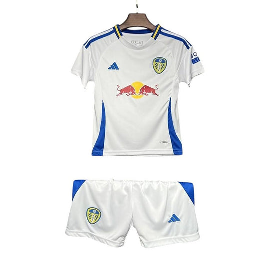 Leeds Home Kids Kit 2024/2025 - Retro Shirt Stories